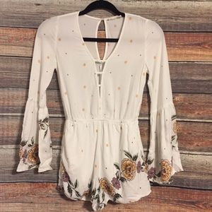 Long sleeve romper